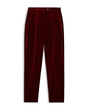 The Kooples Velvet Tapered Leg Pants
