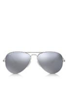 Ray-ban Unisex Polarized Mirrored Aviator Sunglasses, 58mm