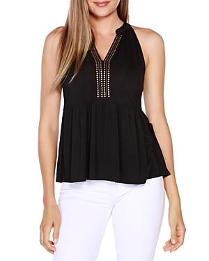 Belldini Halter Peplum Top