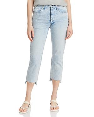 Rag & Bone Nina High Rise Cropped Jeans In Mica