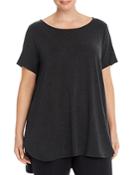 Eileen Fisher Plus High/low Tunic Top