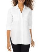 Foxcroft Grosgrain White Button Up Shirt