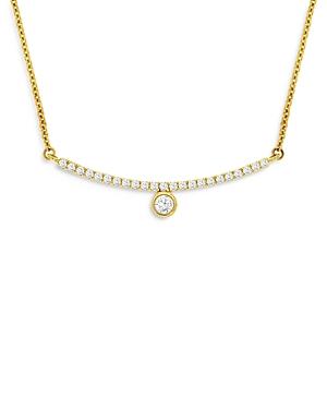 Bloomingdale's Diamond Bar Necklace In 14k Yellow Gold, 0.20 Ct. T.w. - 100% Exclusive