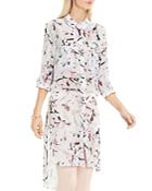 Two By Vince Camuto Painterly Muses Abstract Print Tunic