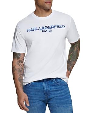 Karl Lagerfeld Paris Camo Logo Tee