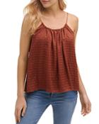 Dkny Ruched Textured Camisole Top