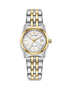 Citizen Eco-drive Corso Women's Stainless Steel Watch, 28mm