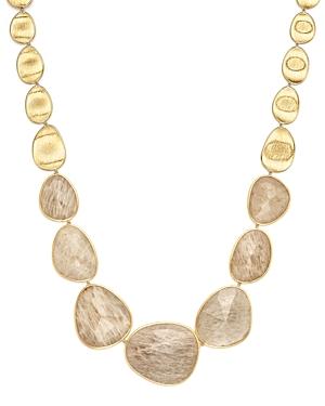 Marco Bicego 18k Yellow Gold Lunaria One-of-a-kind Necklace With Moonstone, 16.5 - Trunk Show Exclusive