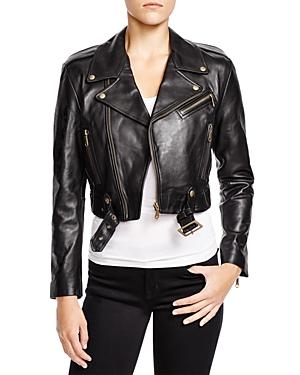 Rebecca Minkoff Harpur Cropped Leather Jacket