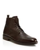 Theory Pebbled Leather Boots