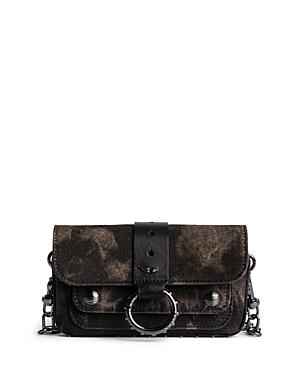 Zadig & Voltaire Kate Acid Bleached Convertible Clutch