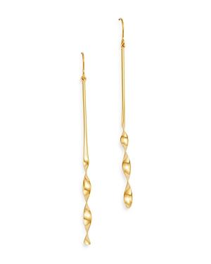 Bloomingdale's Twist Drop Earrings In 14k Yellow Gold - 100% Exclusive