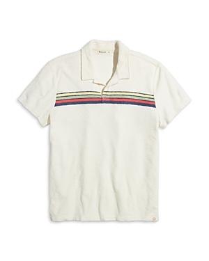 Marine Layer Terry Chest Stripe Polo