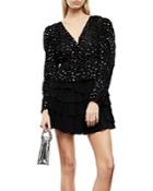 The Kooples Chiffon Tiered Mini Skirt