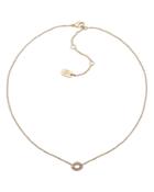 Lauren Ralph Lauren Pave Circle Pendant Necklace, 16-19