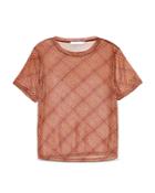 Jonathan Simkhai Carson Shimmer Tulle Tee