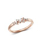Bloomingdale's Diamond Scatter Stacking Ring In 14k Rose Gold, 0.15 Ct. T.w. - 100% Exclusive