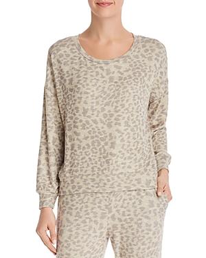 Sundry Leopard Print Sweatshirt
