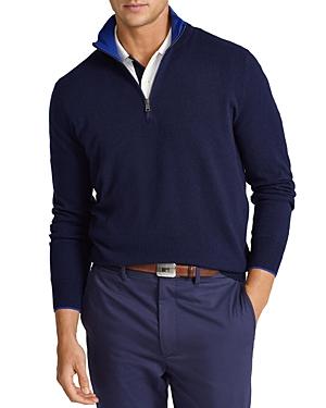 Polo Ralph Lauren Washable Quarter Zip Cashmere Sweater