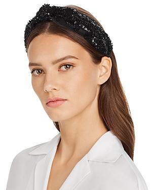 Aqua Sequined Tulle Headband - 100% Exclusive