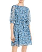 Marella Iser Paisley Print Belted Dress
