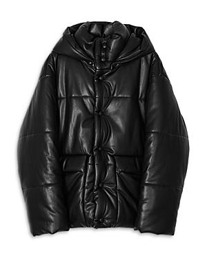 Nanushka Hide Vegan Leather Puffer Coat