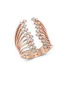 Bloomingdale's Diamond Multi-row Open Band In 14k Rose Gold, 0.75 Ct. T.w. - 100% Exclusive