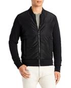 Boss Skiles Quilted Front Knit Bomber Jacket