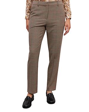 Gerard Darel Elisio Plaid Straight Leg Pants