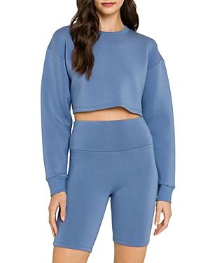 Grey Lab Loungewear Cropped Sweatshirt (42% Off) Comparable Value $60
