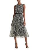Lauren Ralph Lauren Floral Embroidered Fit-and-flare Dress