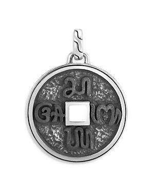 John Hardy Sterling Silver Classic Symbols Round Amulet Pendant