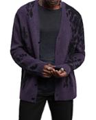 John Varvatos Star Usa Alger Regular Fit Cardigan Sweater