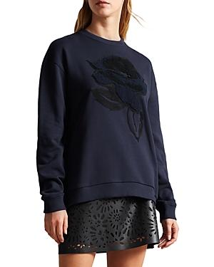 Ted Baker Darsena Floral Graphic Sweatshirt