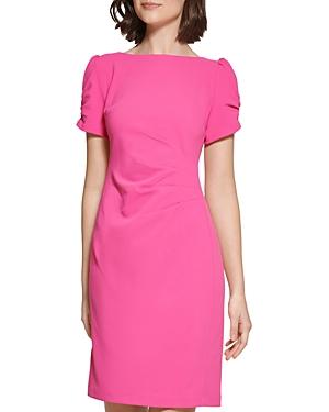 Karl Lagerfeld Paris Ruched Sheath Dress