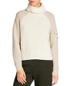 Moncler Two Tone Turtleneck Sweater