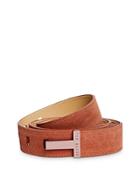 Ted Baker Ppippie T Branded Suede Belt