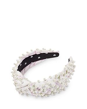Lele Sadoughi Love Shack Fancy Faux Pearl Headband