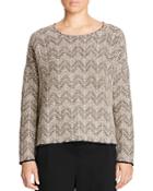 Eileen Fisher Chevron Stitch Sweater