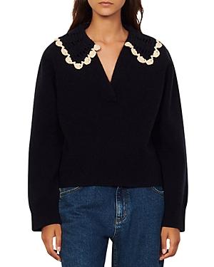 Sandro Jill Wool Sweater