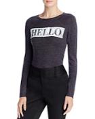 Alice + Olivia Ric Hello Goodbye Merino-wool Sweater