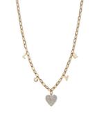 Bloomingdale's Pave Diamond Heart Pendant Necklace In 14k Yellow Gold, 0.30 Ct. T.w. - 100% Exclusive