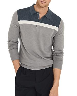 Reiss Eastlong Colorblock Long Sleeve Regular Fit Polo
