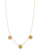 Bloomingdale's Triple Beaded Circle Pendant Necklace In 14k Yellow Gold, 18 - 100% Exclusive