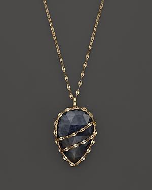 Lana Jewelry Zara Sapphire Pendant Necklace, 19