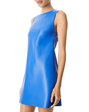 Alice And Olivia Coley Faux Leather Dress