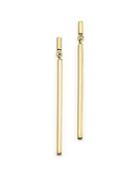 14k Yellow Gold Square Stick Drop Earrings - 100% Exclusive