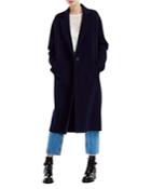 Maje Gina Single-button Wool-blend Coat