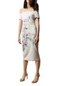 Ted Baker Trixiiy Off-the-shoulder Scalloped Bodycon Dress