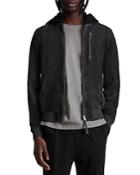 Allsaints Troy Hooded Leather Bomber Jacket